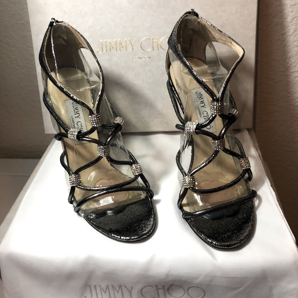 Jimmy Choo stiletto metallic